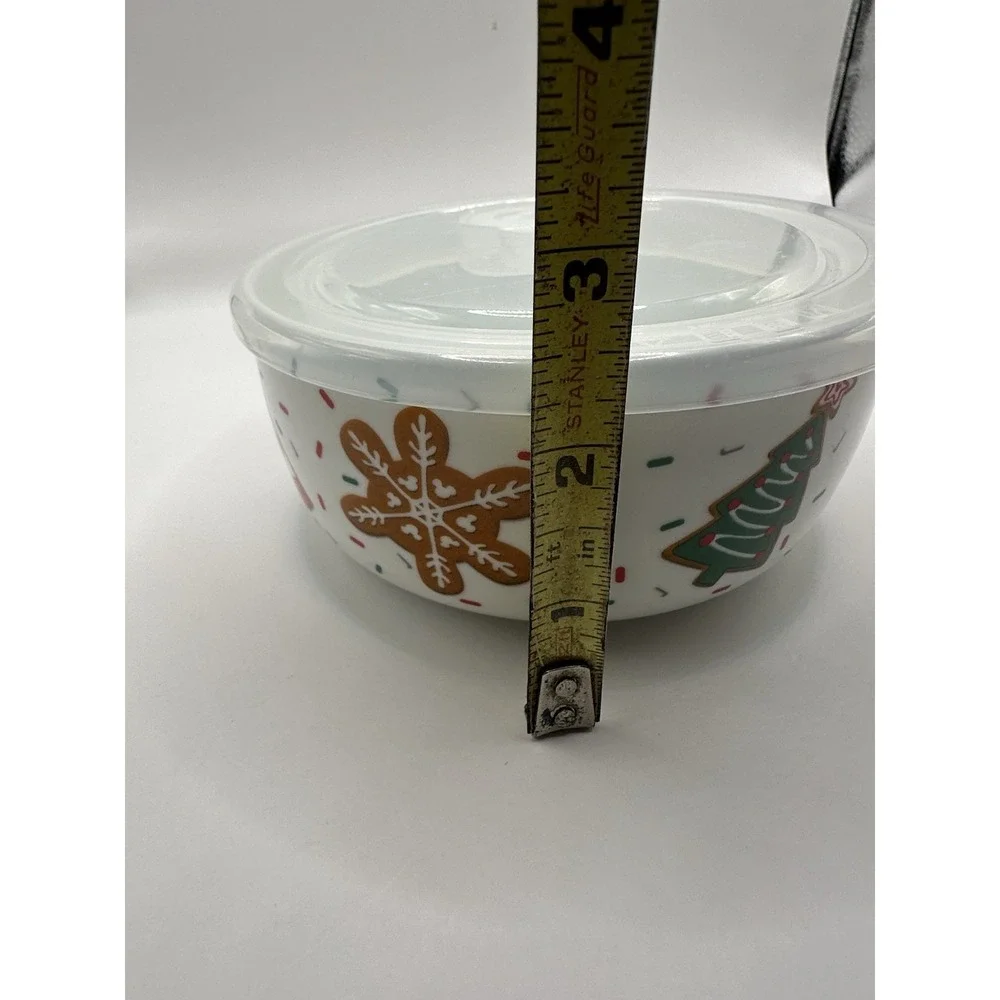 Ceramic Mickey Mouse Covered Bowl Steam Escape-Disney Christmas Microwaveable